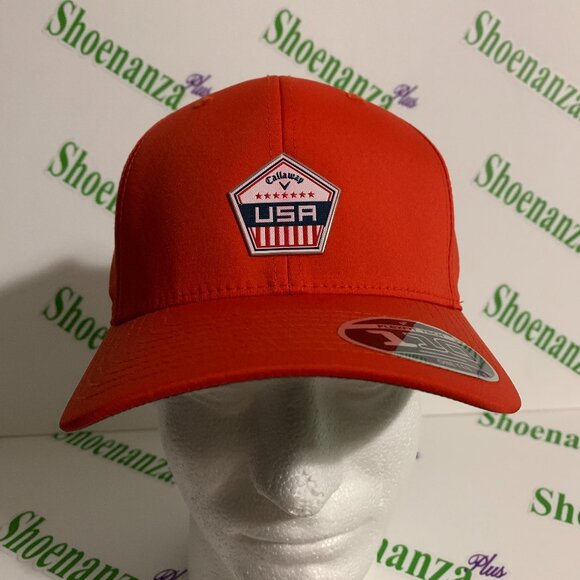 Callaway Hat Patriot Patriotic USA Adjustable Golf Stars Red Blue Cap One Size - Picture 1 of 8